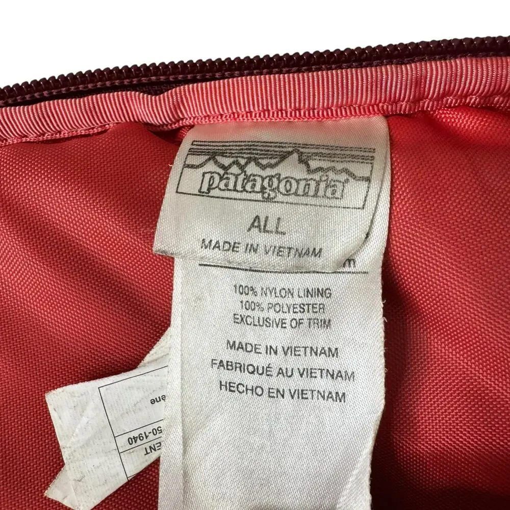 PATAGONIA Paxat 30L Backpack Womens Red Blue Daypack Pockets Zipper Laptop